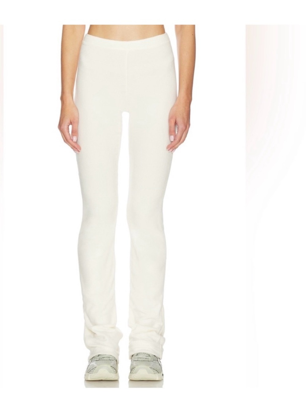 SKIMS Outdoor Fleece Pants, Ecru NWOT, sz XS